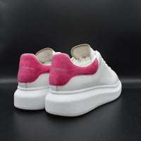 Alexander Mcqueen Oversize blanc/rose fuchsia - 36,5