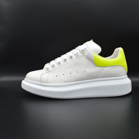 Alexander Mcqueen Oversize blanc/jaune fluo - T39