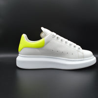 Alexander Mcqueen Oversize blanc/jaune fluo - T39