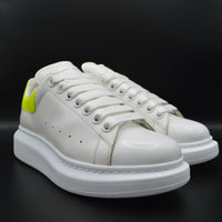 Alexander Mcqueen Oversize blanc/jaune fluo - T39