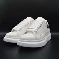 Alexander Mcqueen Oversize blanc/paillette bleu/violet - T38