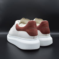 Alexander Mcqueen Oversize blanc/bordeaux - T38