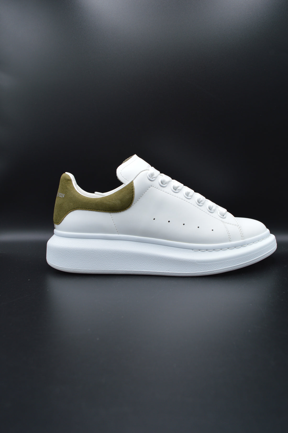 Alexander Mcqueen Oversize blanc/vert kaki - T40