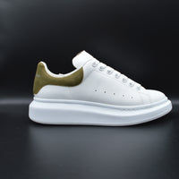 Alexander Mcqueen Oversize blanc/vert kaki - T40