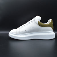 Alexander Mcqueen Oversize blanc/vert kaki - T40