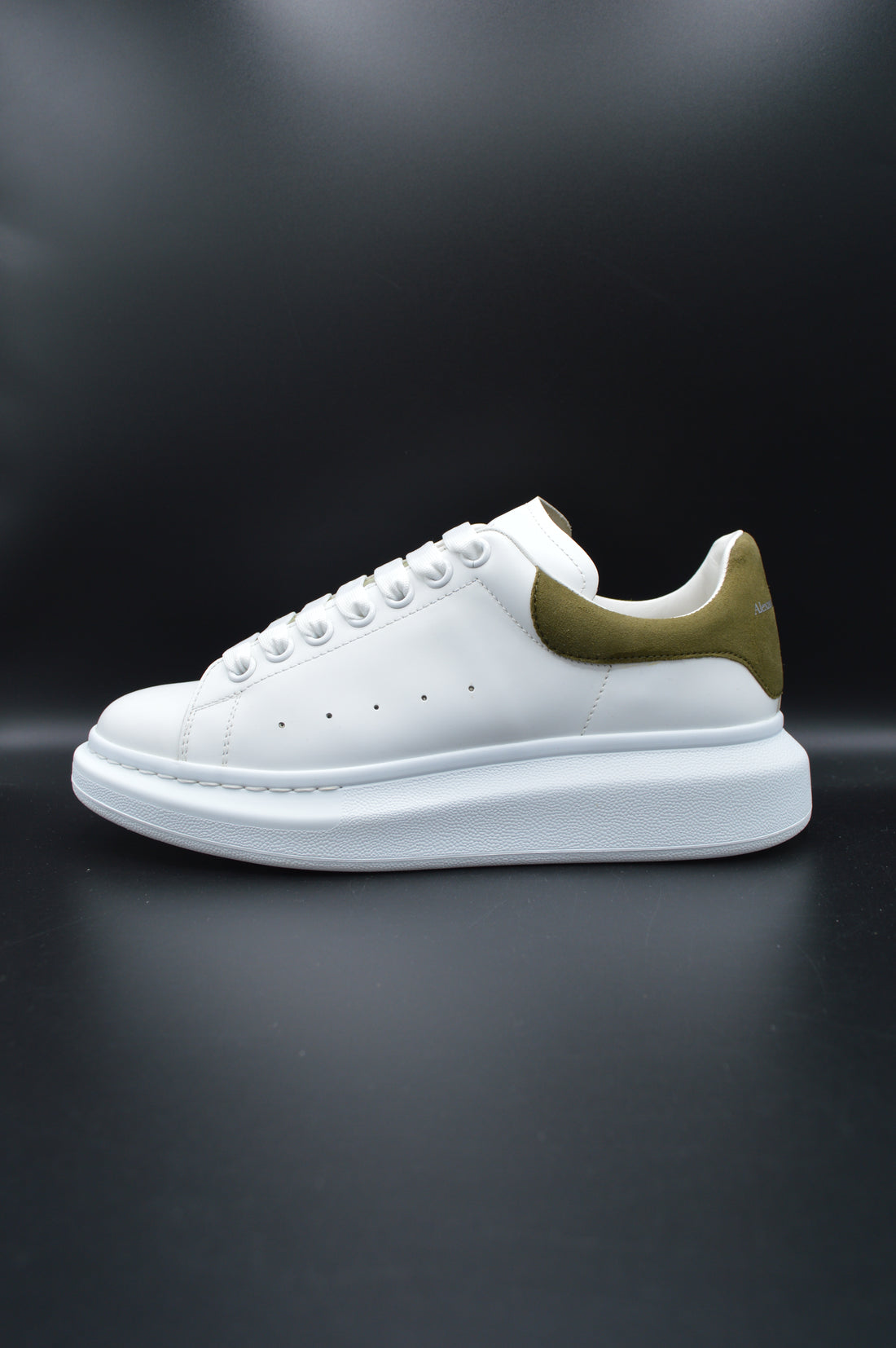 Alexander Mcqueen Oversize blanc/vert kaki - T40