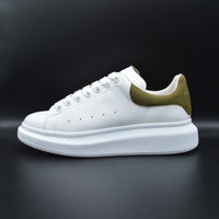 Alexander Mcqueen Oversize blanc/vert kaki - T40