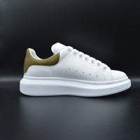 Alexander Mcqueen Oversize blanc/vert kaki - T40