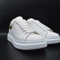 Alexander Mcqueen Oversize blanc/vert kaki - T40