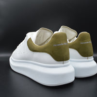 Alexander Mcqueen Oversize blanc/vert kaki - T40