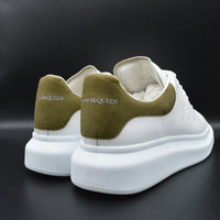 Alexander Mcqueen Oversize blanc/vert kaki - T40