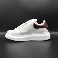 Alexander Mcqueen Oversize blanc/crocodile bordeaux - T37