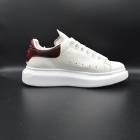 Alexander Mcqueen Oversize blanc/crocodile bordeaux - T37