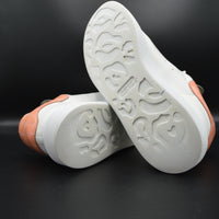 Alexander Mcqueen Oversize blanc/crocodile saumon - T39