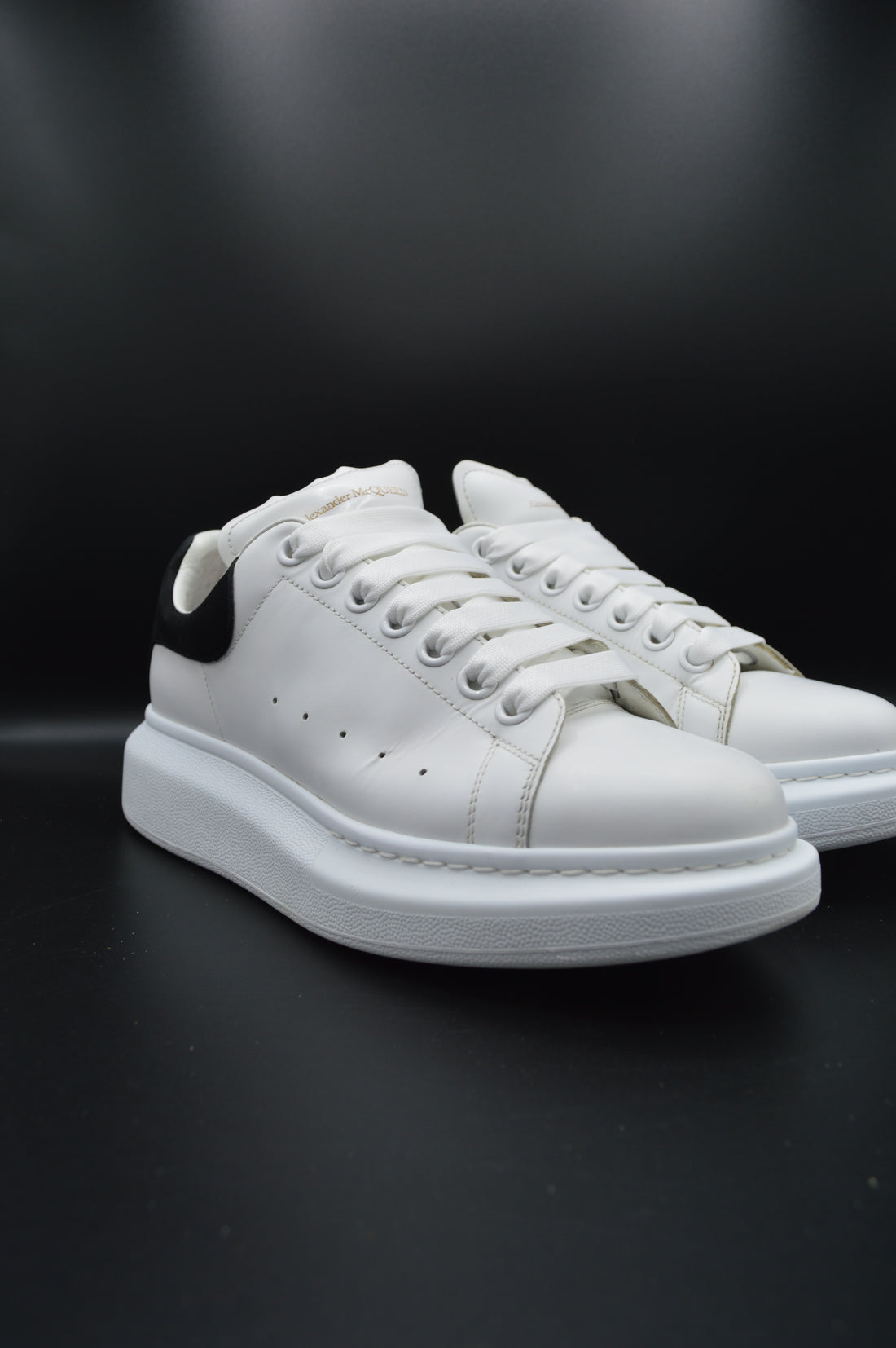 Alexander Mcqueen Oversize blanc/noir - T40