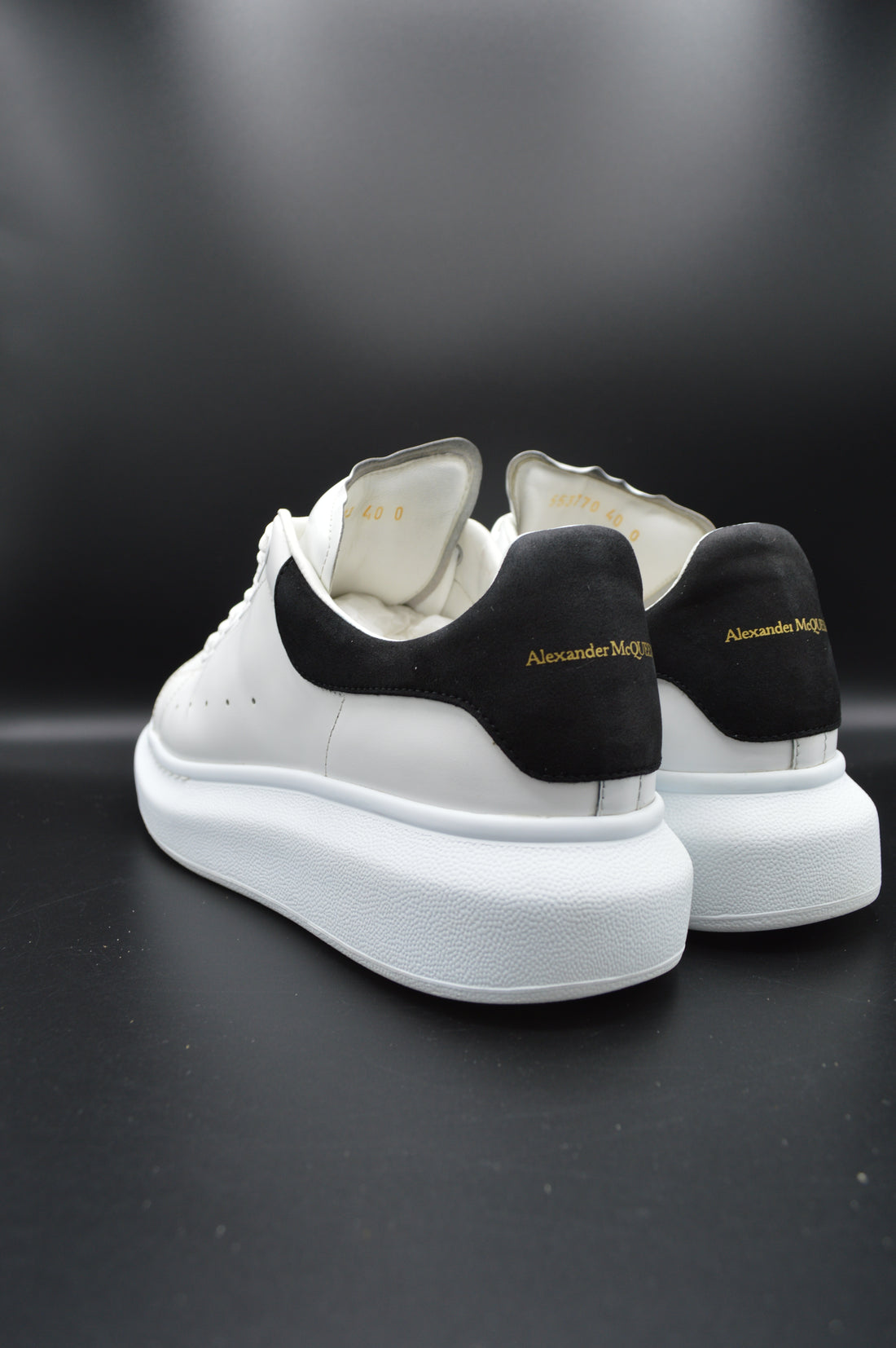 Alexander Mcqueen Oversize blanc/noir - T40