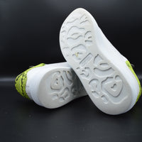 Alexander Mcqueen Oversize blanc/python jaune fluo - T36