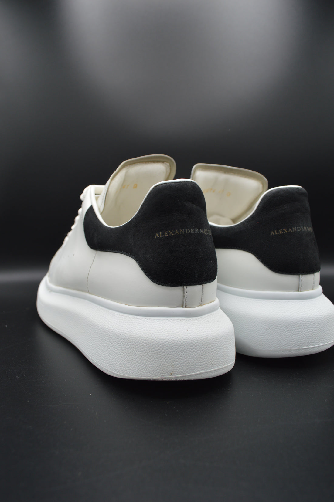 Alexander Mcqueen oversize blanc/noir - T41