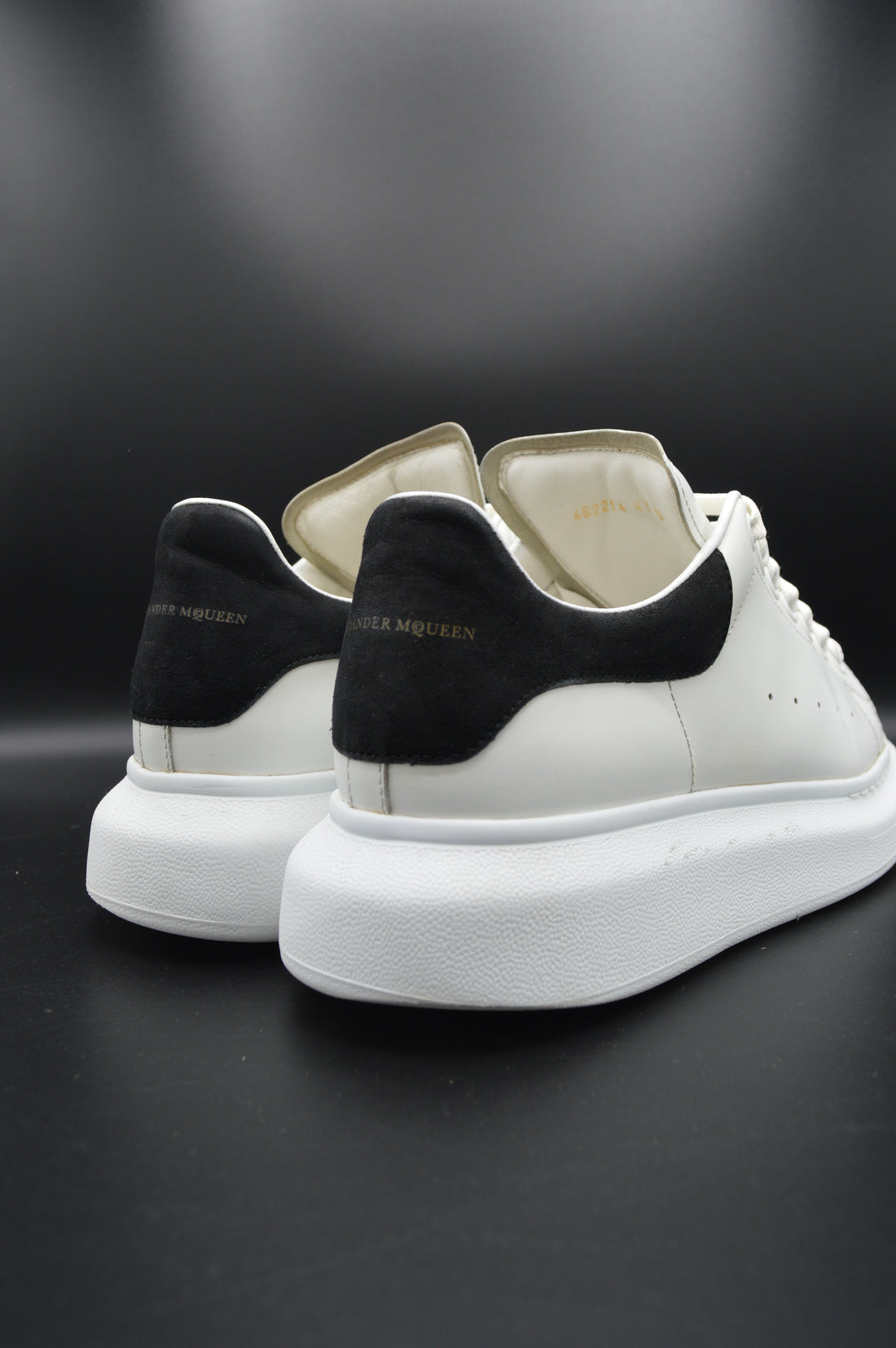 Alexander Mcqueen oversize blanc/noir - T41