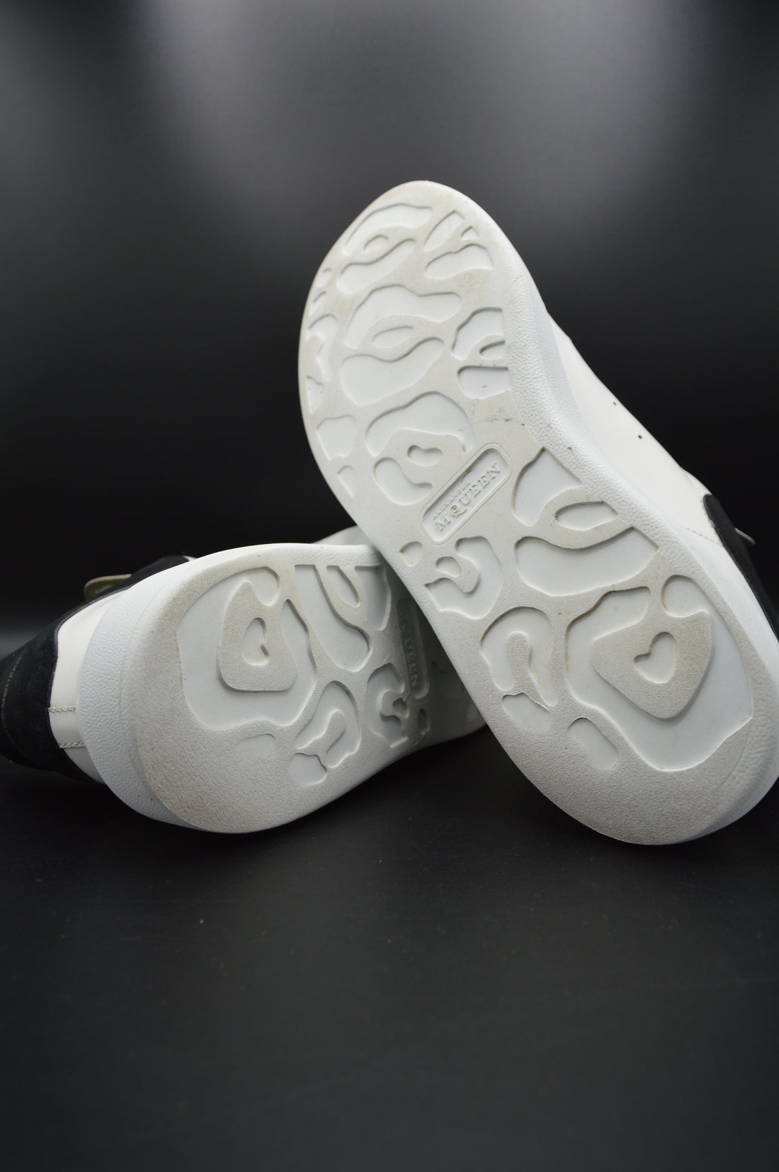 Alexander Mcqueen oversize blanc/noir - T41