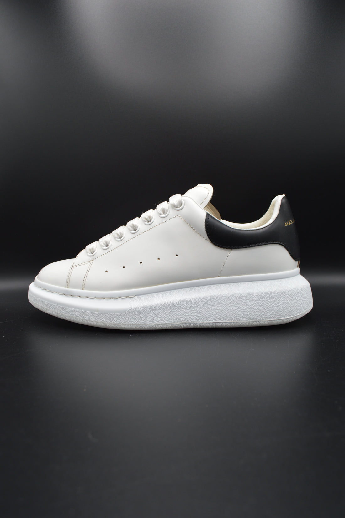 Alexander Mcqueen oversize blanc/noir - T40