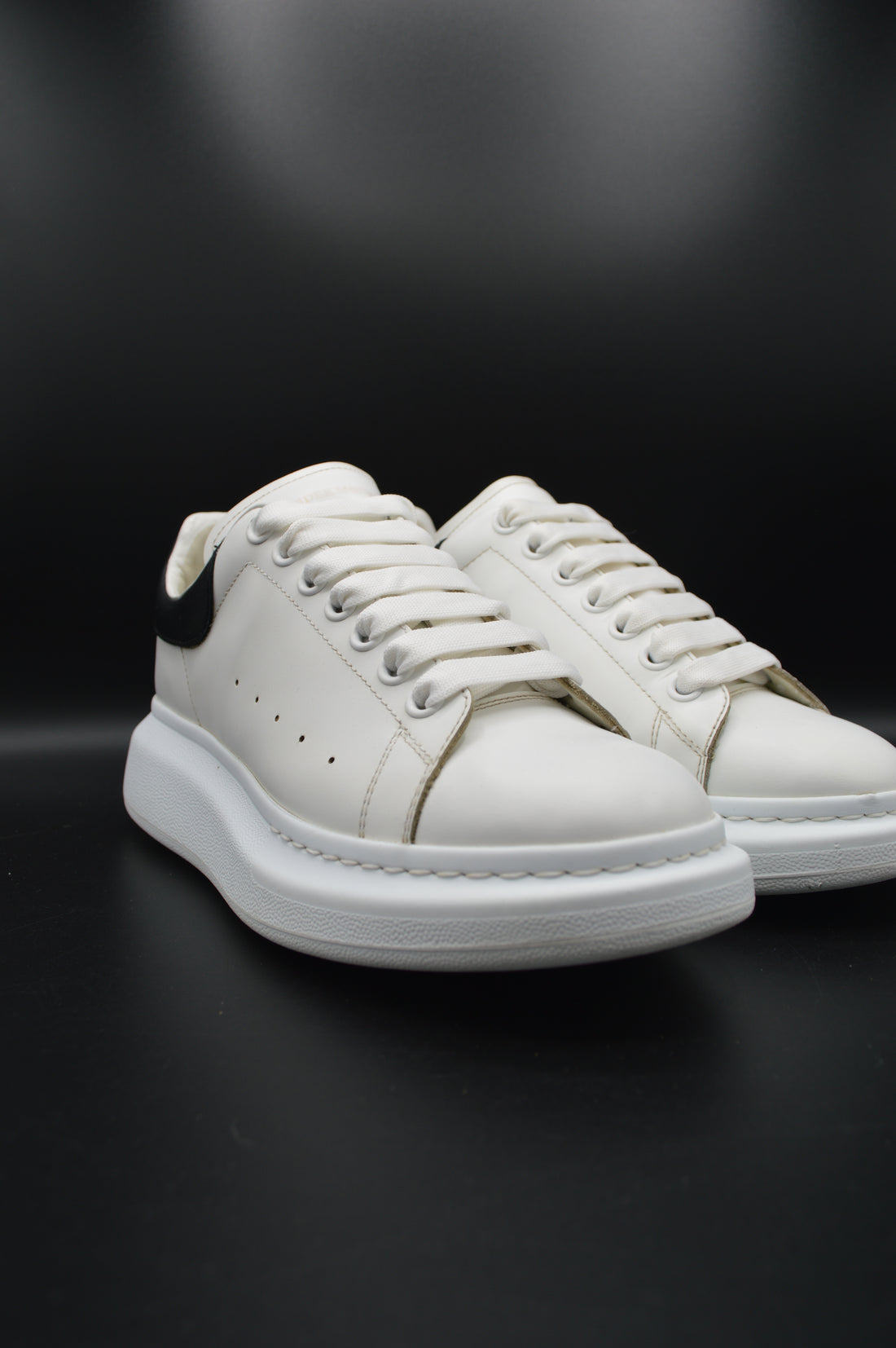 Alexander Mcqueen oversize blanc/noir - T40