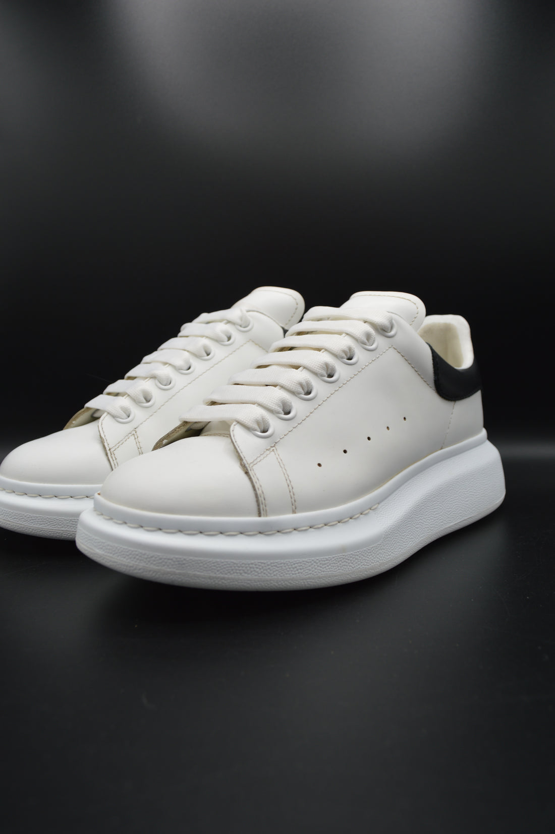 Alexander Mcqueen oversize blanc/noir - T40