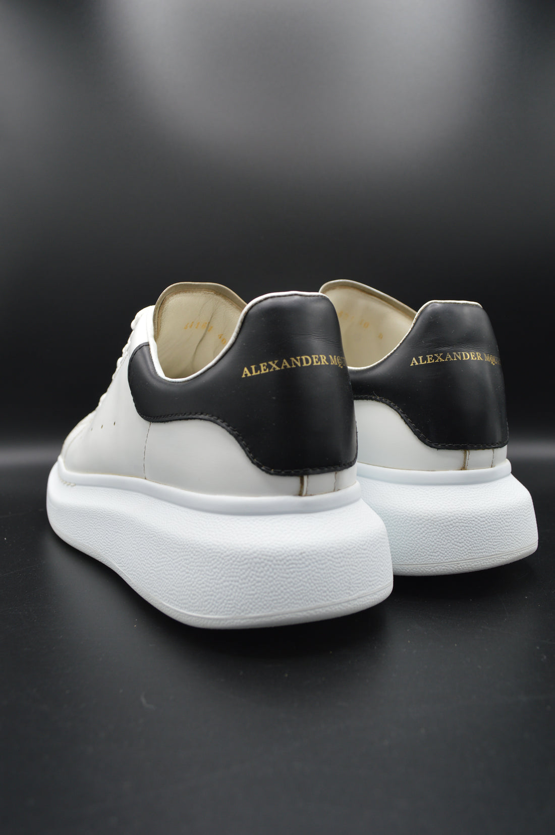 Alexander Mcqueen oversize blanc/noir - T40