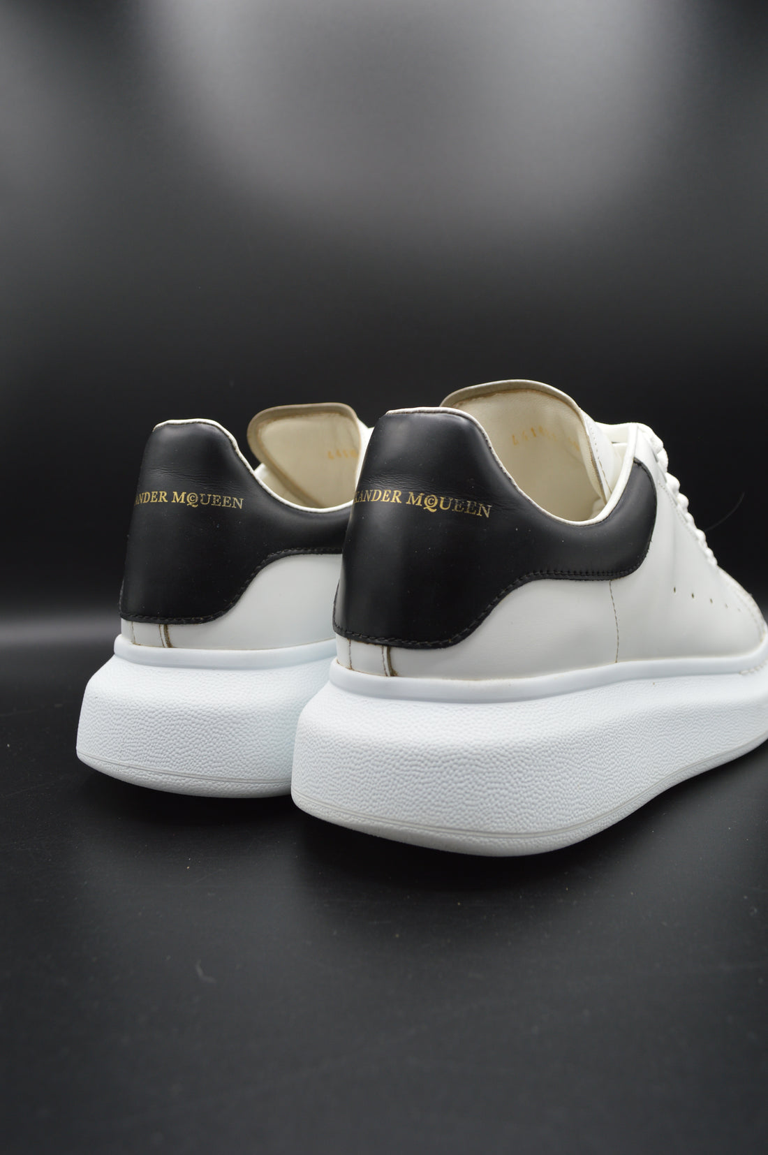 Alexander Mcqueen oversize blanc/noir - T40