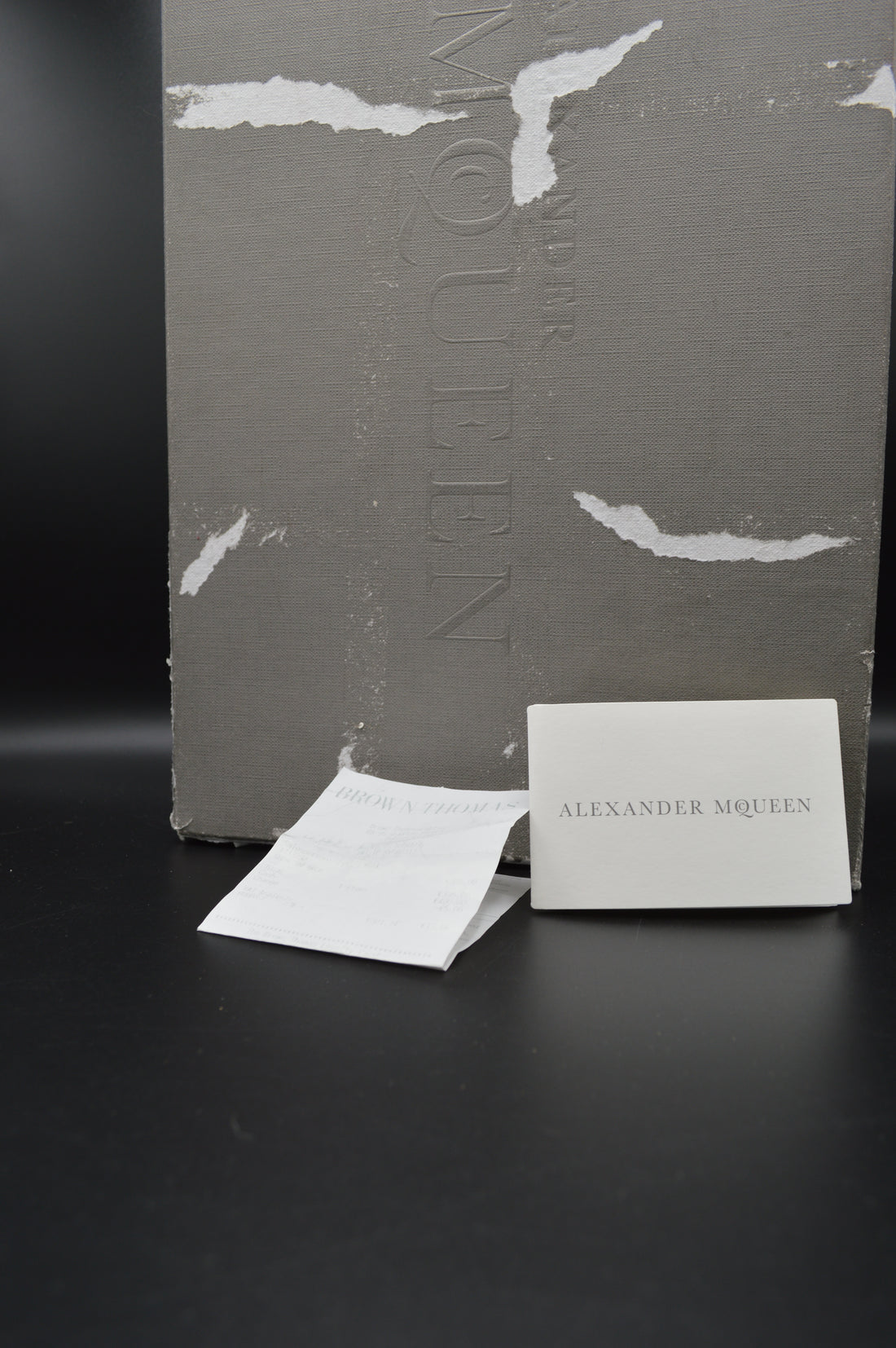 Alexander Mcqueen oversize blanc/noir - T40