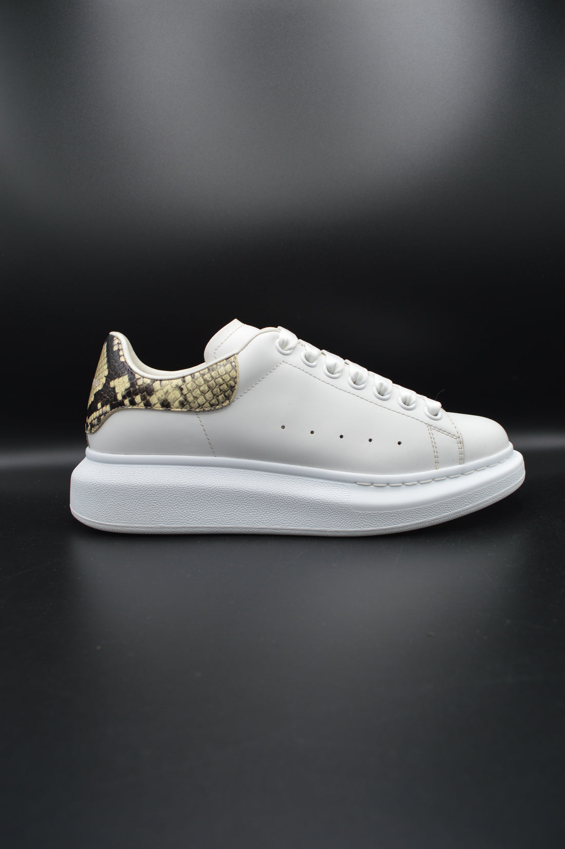 Alexander Mcqueen Oversize blanc/python - T39