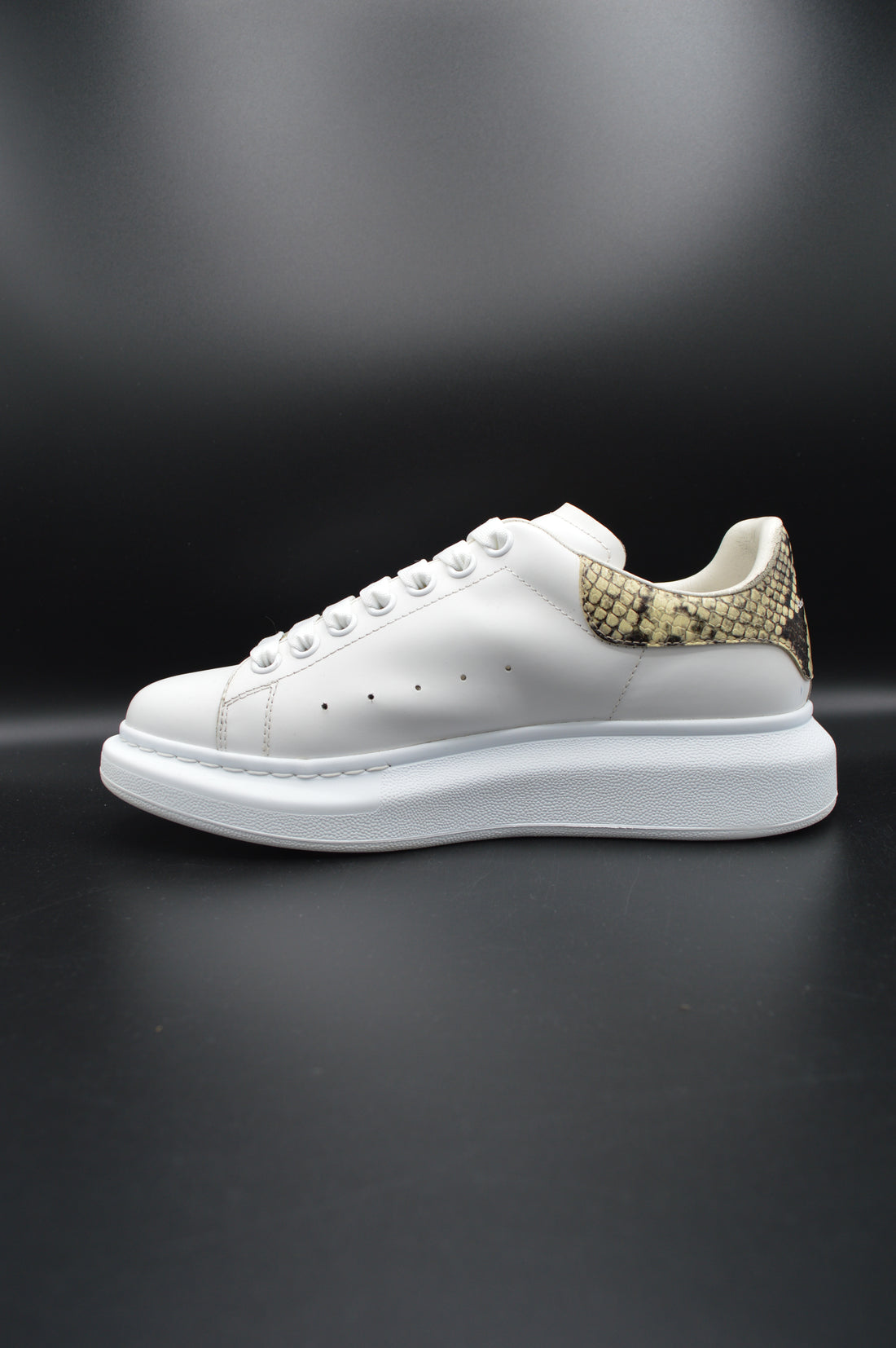 Alexander Mcqueen Oversize blanc/python - T39