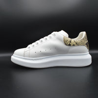 Alexander Mcqueen Oversize blanc/python - T39