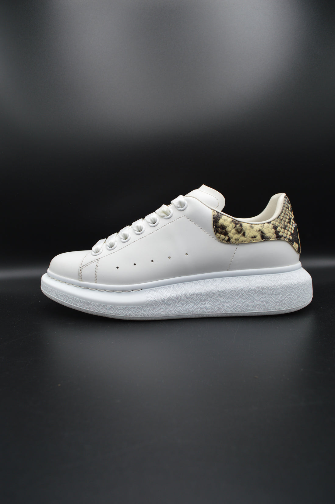 Alexander Mcqueen Oversize blanc/python - T39