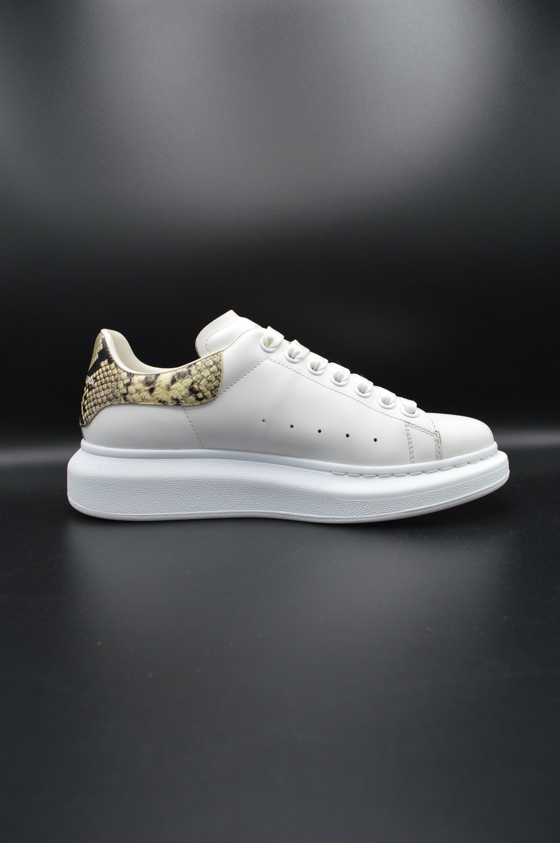Alexander Mcqueen Oversize blanc/python - T39