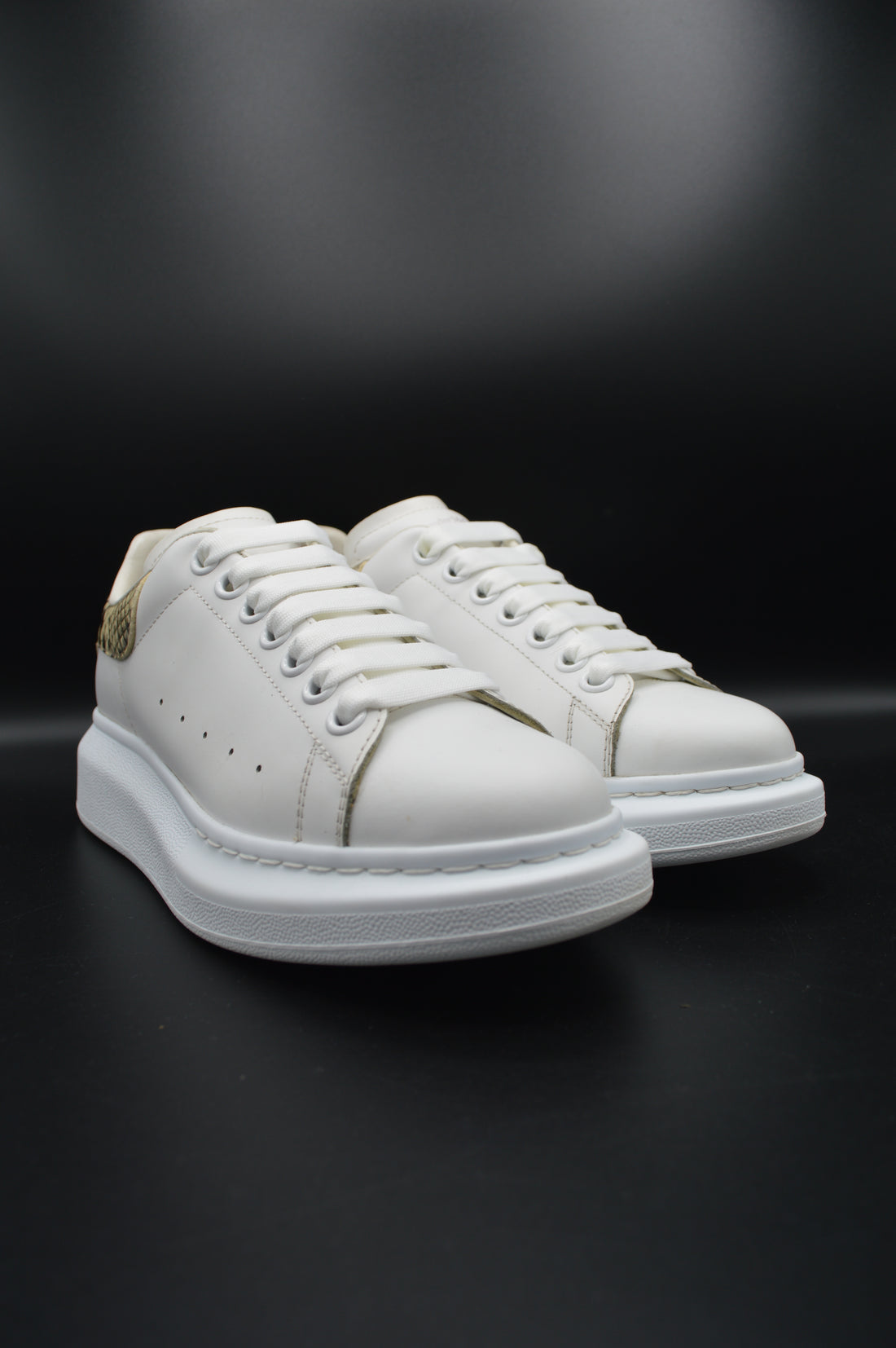 Alexander Mcqueen Oversize blanc/python - T39