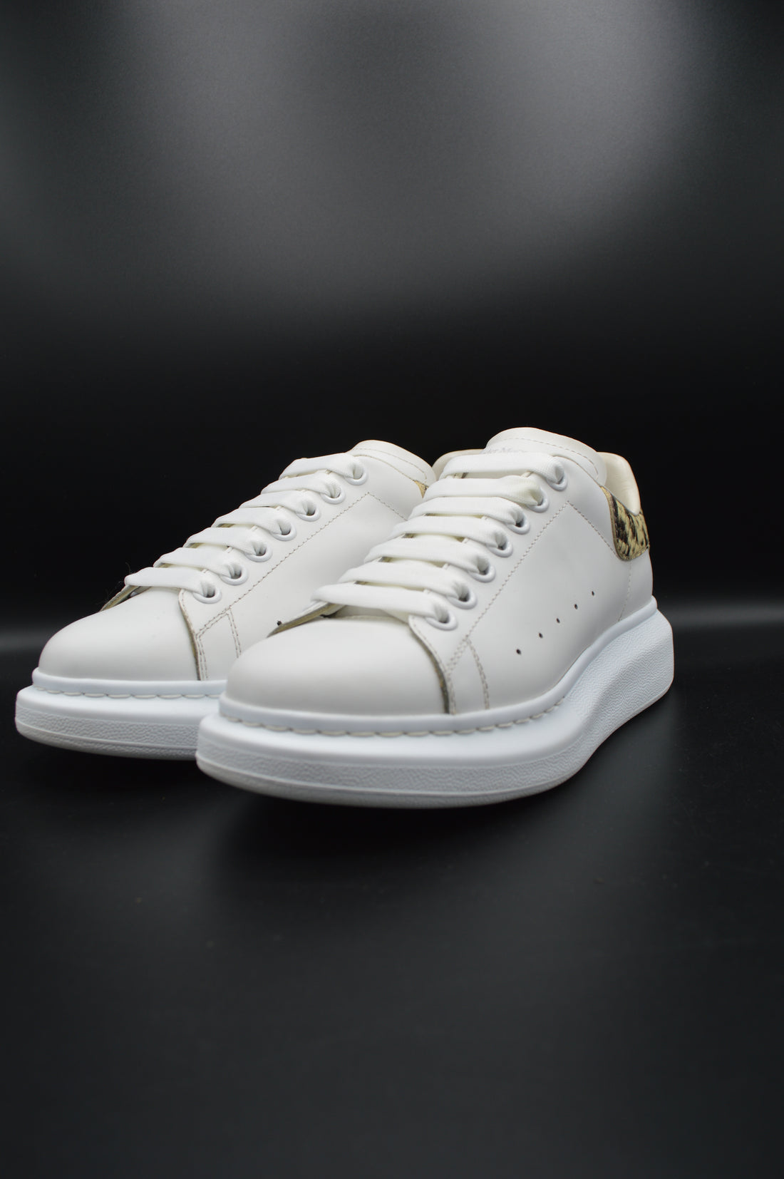 Alexander Mcqueen Oversize blanc/python - T39