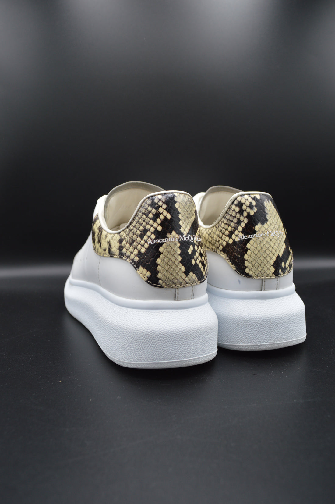 Alexander Mcqueen Oversize blanc/python - T39