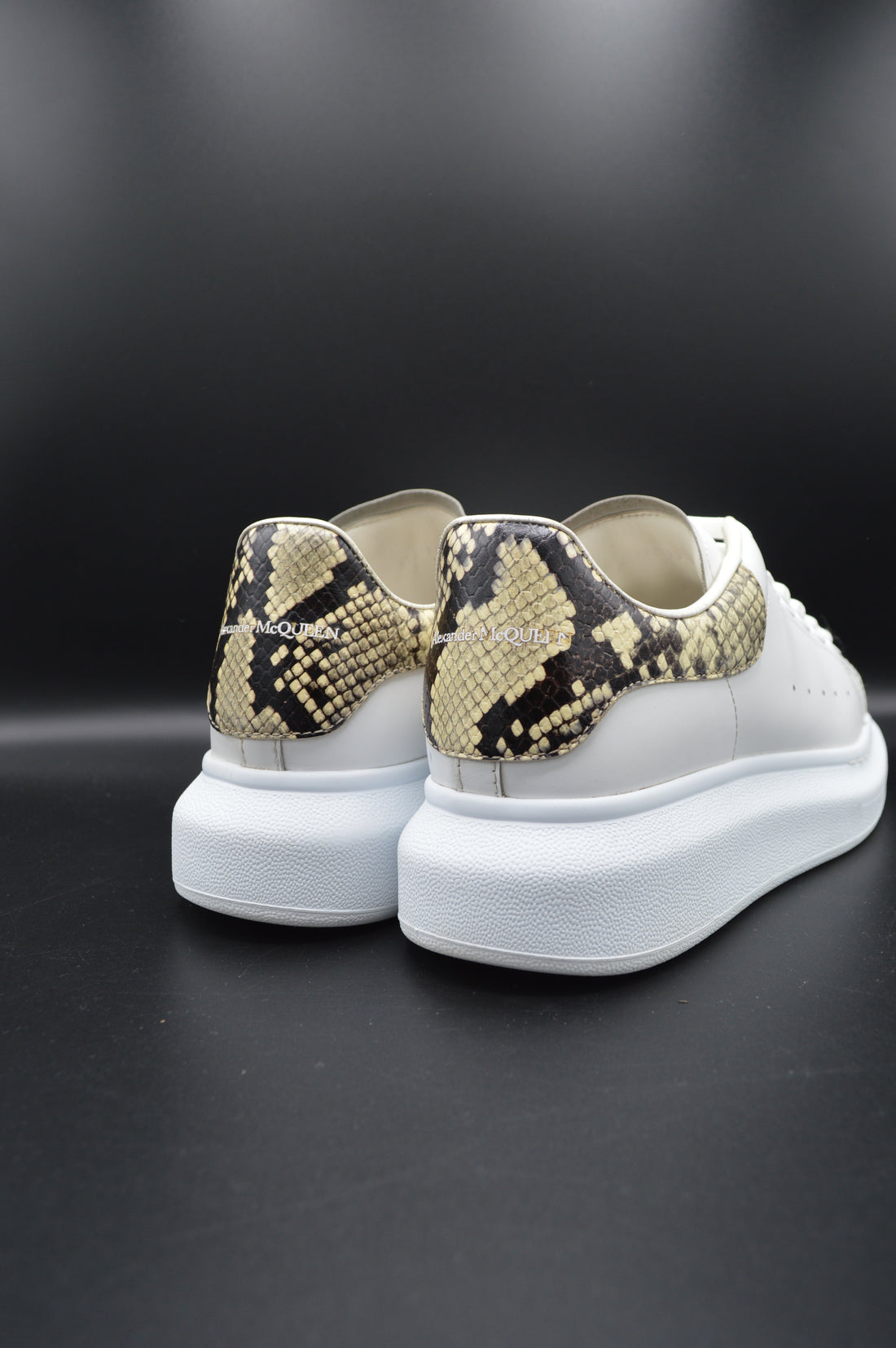 Alexander Mcqueen Oversize blanc/python - T39