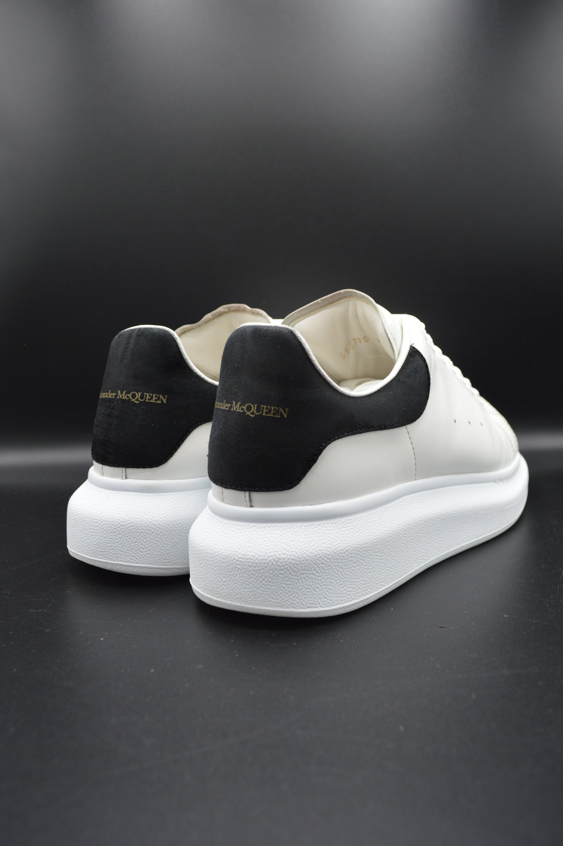 Alexander Mcqueen oversize blanc/noir - T40