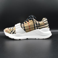 Burberry sneakers check beige/noir - T42