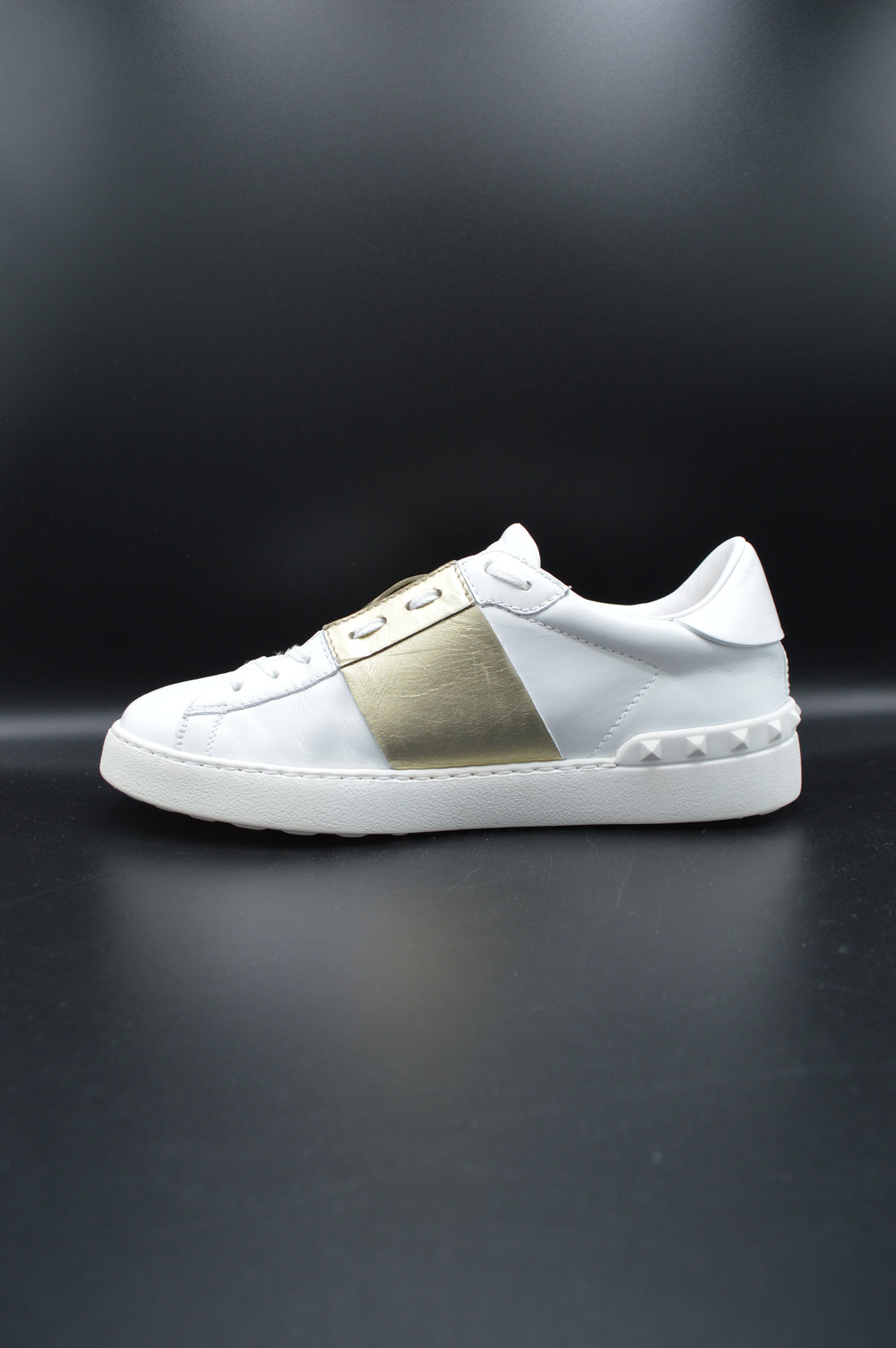 Valentino open blanc/doré - T39