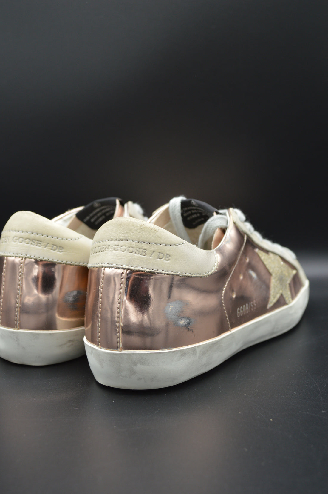 Golden Goose Superstar doré et rose gold - T36