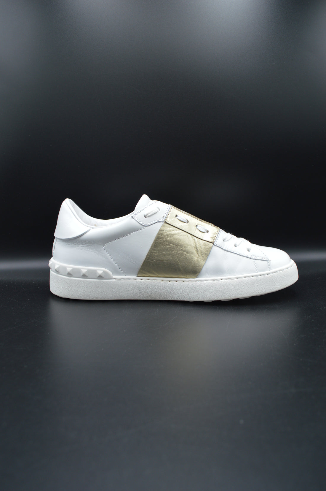 Valentino open blanc/doré - T39
