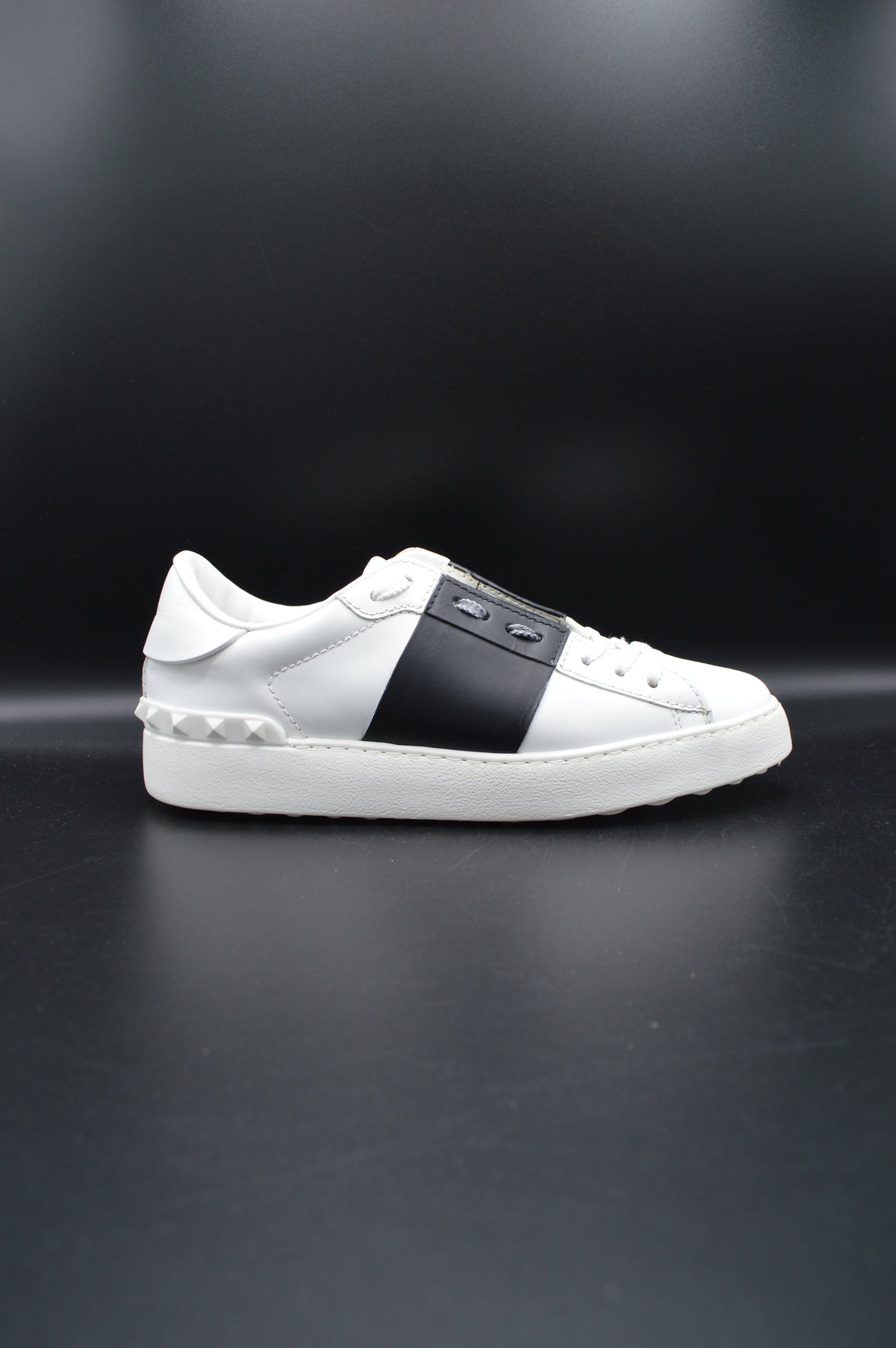 Valentino open blanc/noir - T36