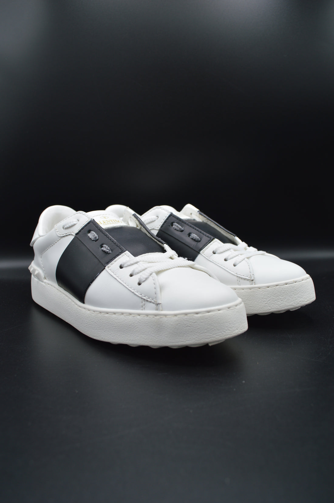 Valentino open blanc/noir - T36