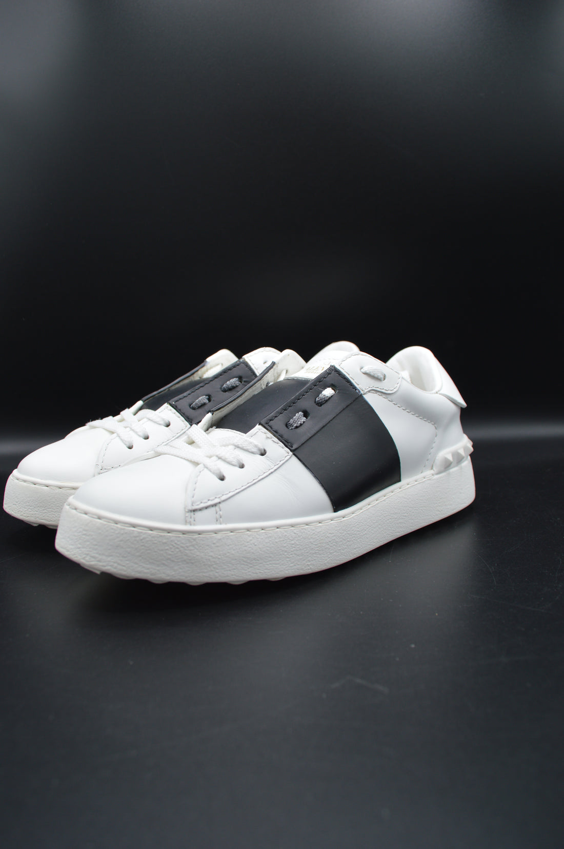 Valentino open blanc/noir - T36