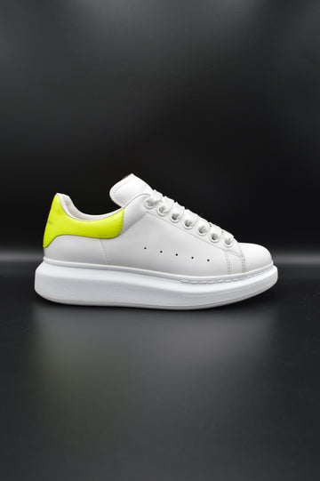 Alexander Mcqueen oversize blanc / jaune fluo  - T36