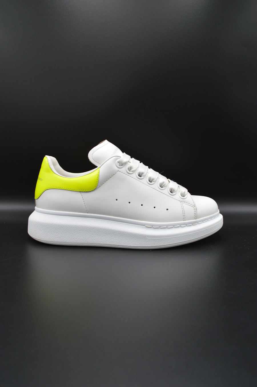 Alexander Mcqueen oversize blanc / jaune fluo  - T36
