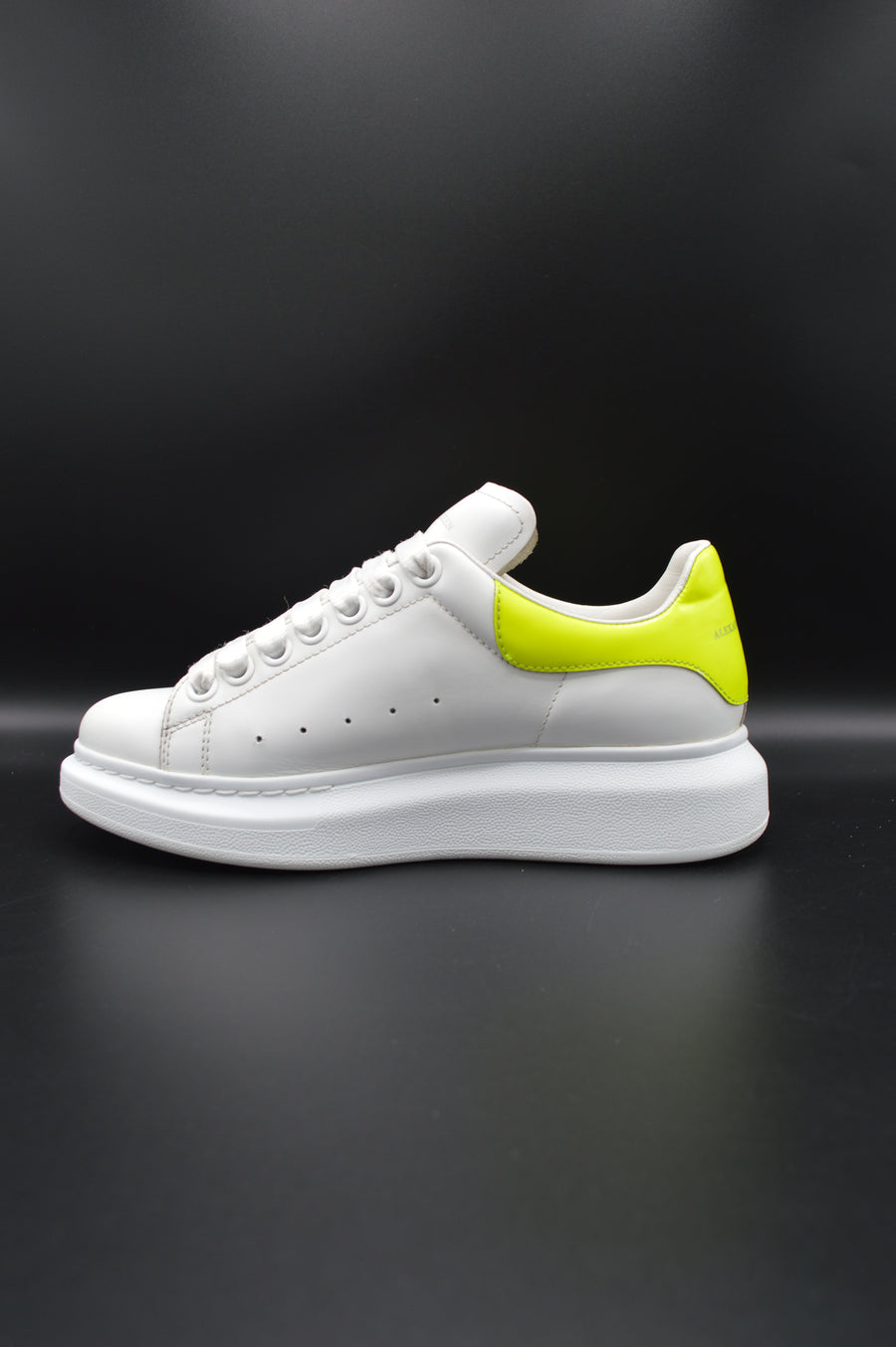Alexander Mcqueen oversize blanc / jaune fluo  - T36
